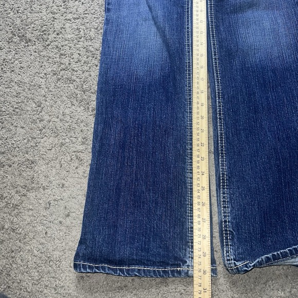 Ariat FR Jeans Womens Size 30 R Mid Rise Boot Cut CAT 2 Blue Stretch Denim - Picture 8 of 8